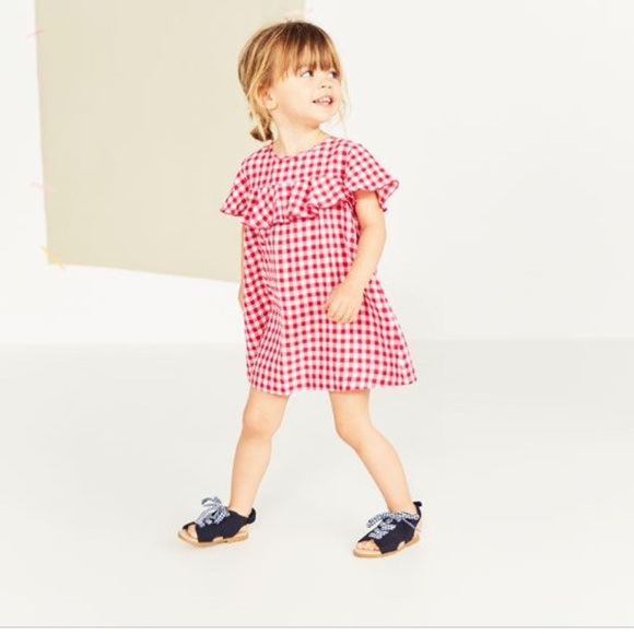 Zara Other - Zara Baby Girl Gingham Dress With Frill